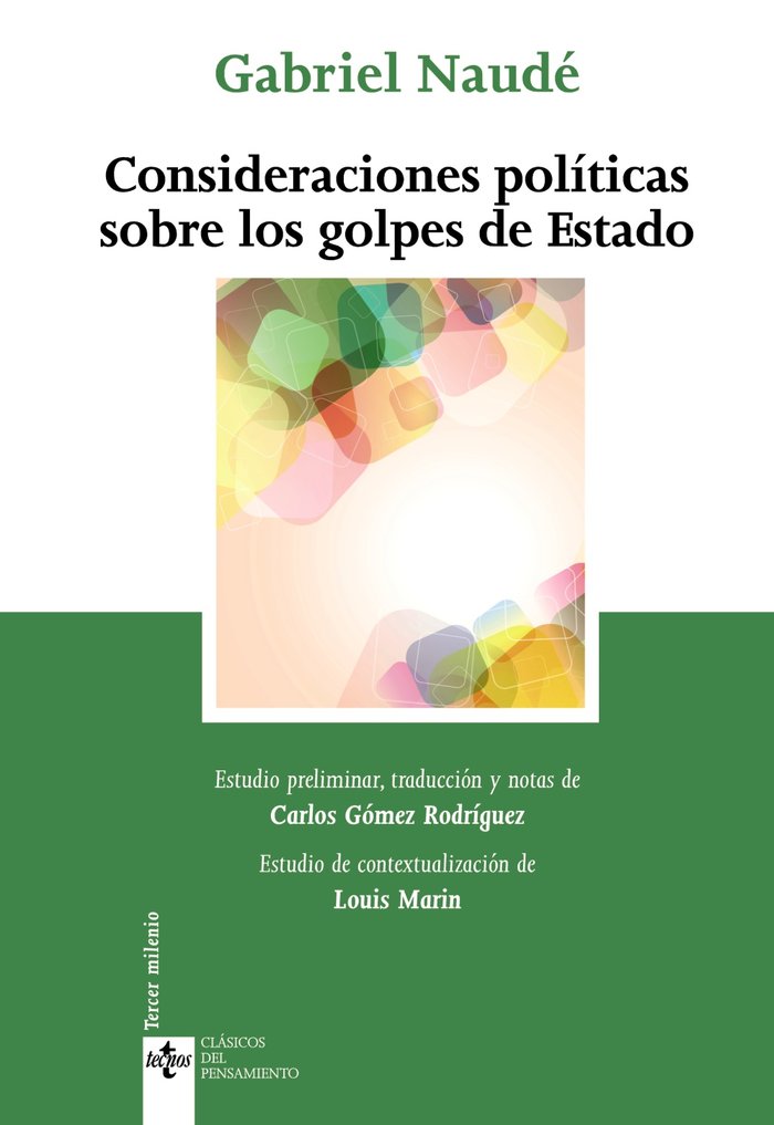 Consideraciones políticas sobre los golpes de Estado, de Naudé, Gabriel | portada del libro