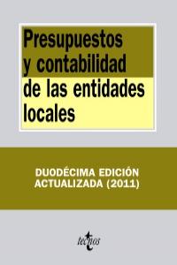 Presupuestos y contabilidad de las entidades locales, de - | portada del libro