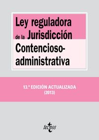 Ley reguladora de la Jurisdicción Contencioso-administrativa, de EDITORIAL TECNOS | portada del libro