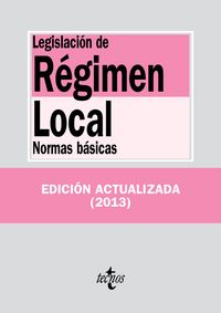 Legislación de Régimen Local, de AA.VV. | portada del libro