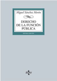Derecho de la función pública, de SáNCHEZ MORóN, MIGUEL | portada del libro