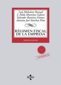 Régimen fiscal de la Empresa, de MALVáREZ PASCUAL, LUIS | portada del libro