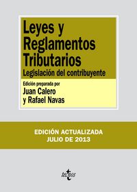 Leyes y reglamentos tributarios, de EDITORIAL TECNOS | portada del libro