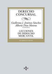 Derecho concursal, de JIMéNEZ SáNCHEZ, GUILLERMO J. | portada del libro
