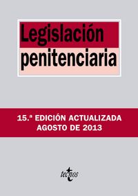 Legislación penitenciaria, de EDITORIAL TECNOS | portada del libro