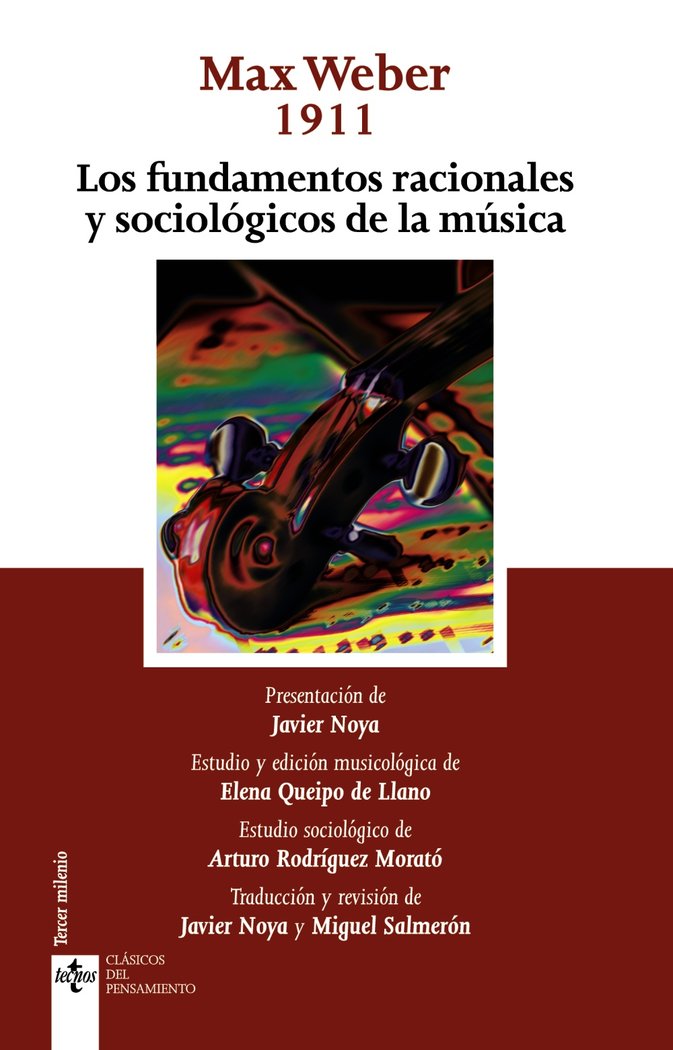 Los fundamentos racionales y sociológicos de la música, de Weber, Max | portada del libro