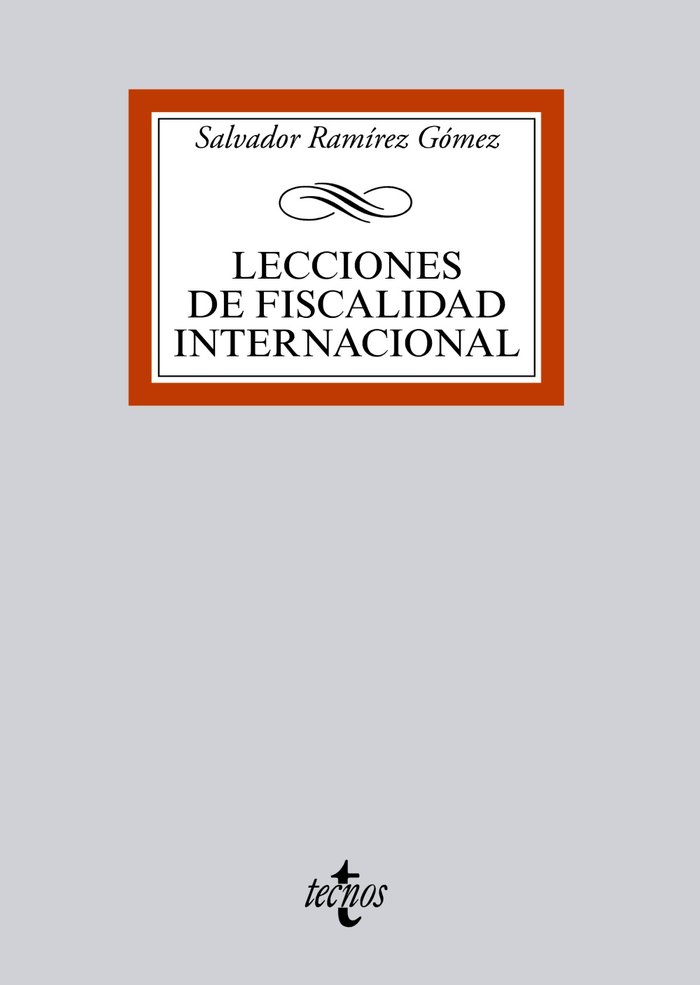 Lecciones de fiscalidad internacional, de Ramírez Gómez, Salvador | portada del libro