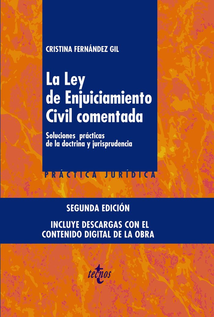 La Ley de Enjuiciamiento Civil comentada, de Fernández Gil, Cristina | portada del libro