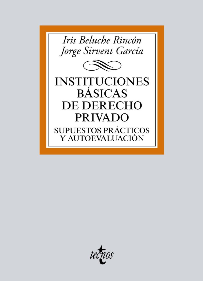 Instituciones básicas de Derecho Privado, de Beluche Rincón, Iris | portada del libro
