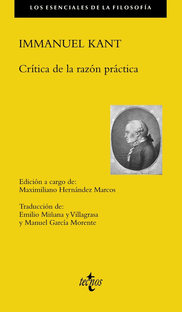 Crítica de la razón práctica, de Kant, Immanuel | portada del libro