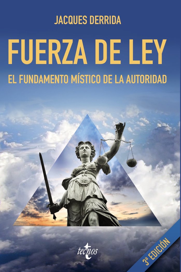 Fuerza de ley, de Derrida, Jacques | portada del libro