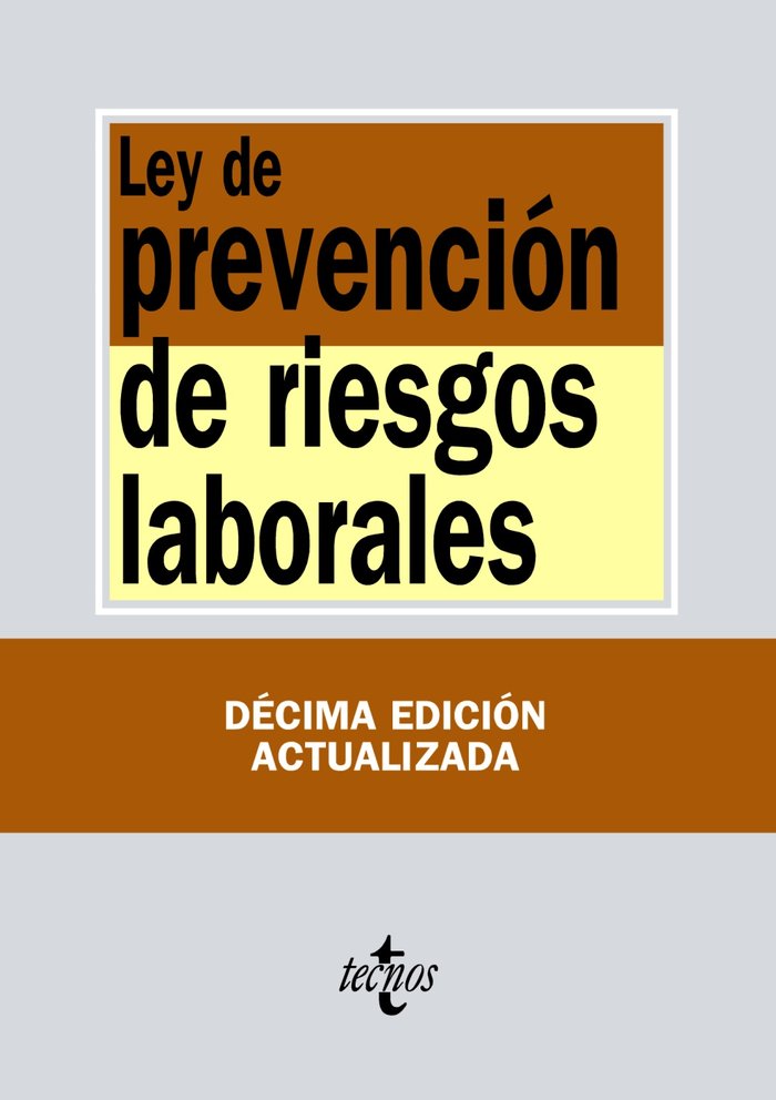 Ley de Prevención de Riesgos Laborales, de Editorial Tecnos | portada del libro