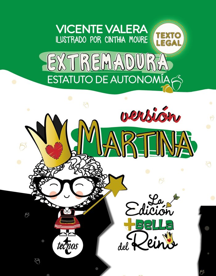 Estatuto de autonomía de extremadura. Versión Martina., de Valera, Vicente | portada del libro