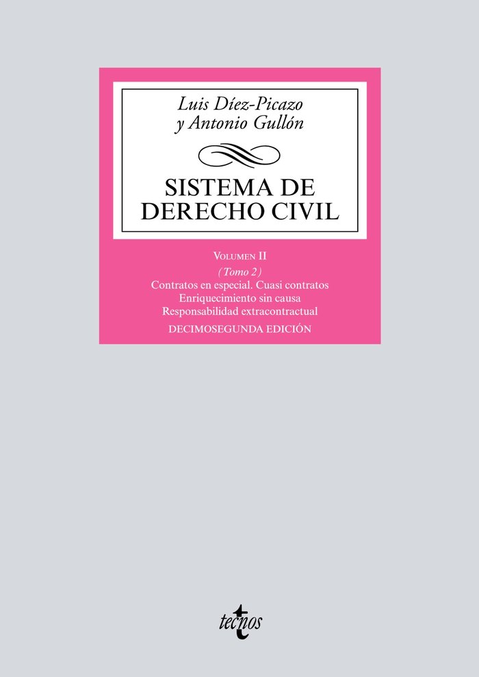 Sistema de Derecho Civil, de Díez-Picazo, Luis | portada del libro