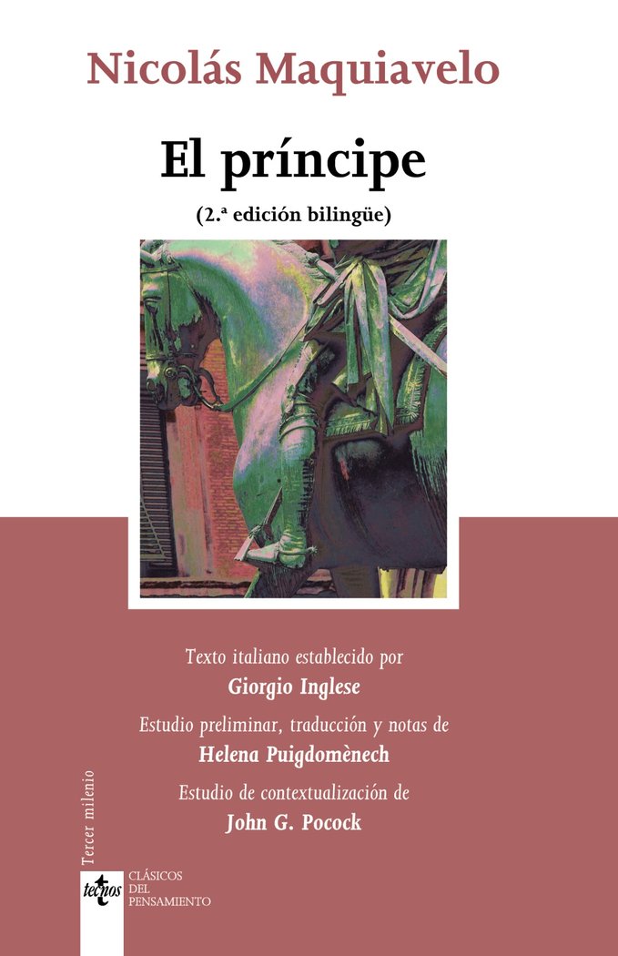 El príncipe, de Maquiavelo, Nicolás | portada del libro