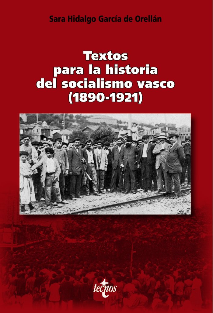 Textos para la historia del socialismo vasco (1890-1921), de Hidalgo García de Orellán, Sara | portada del libro