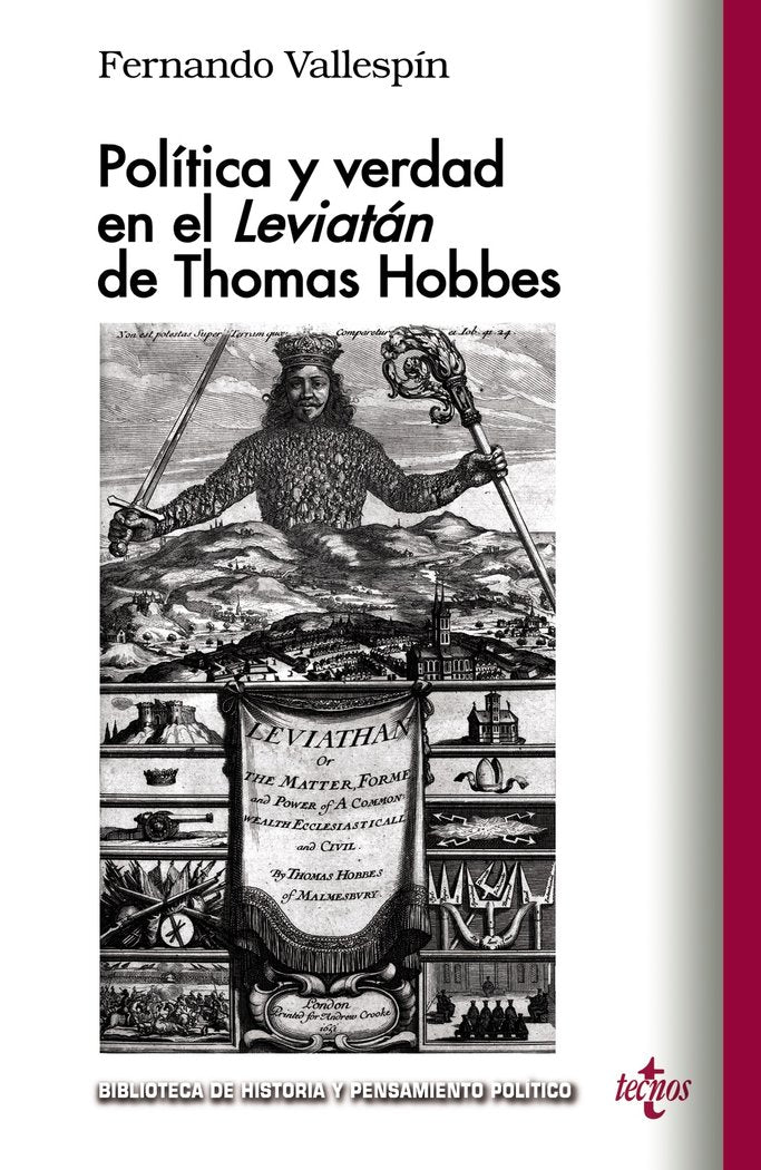 POLITICA Y VERDAD EN EL LEVIATAN DE THOMAS HOBBES, de VALLESPIN OÑA, FERNANDO | portada del libro