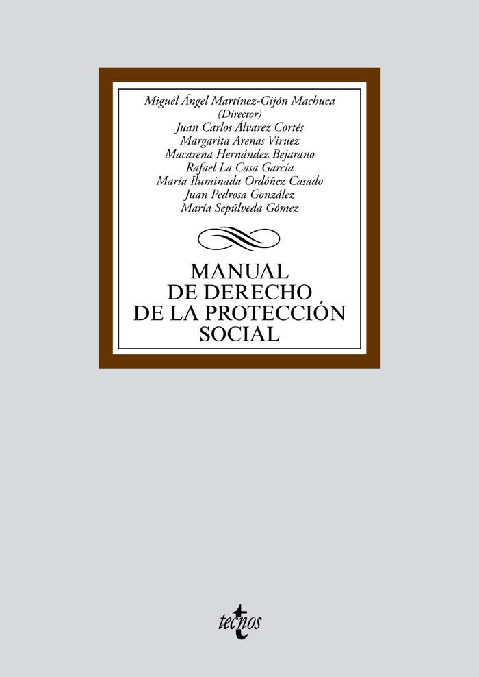 Manual de derecho de la protección social, de Martínez-Gijón Machuca, Miguel Ángel | portada del libro