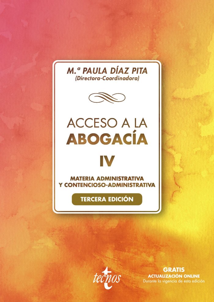 ACCESO A LA ABOGACIA, de DIAZ PITA, Mª PAULA | portada del libro