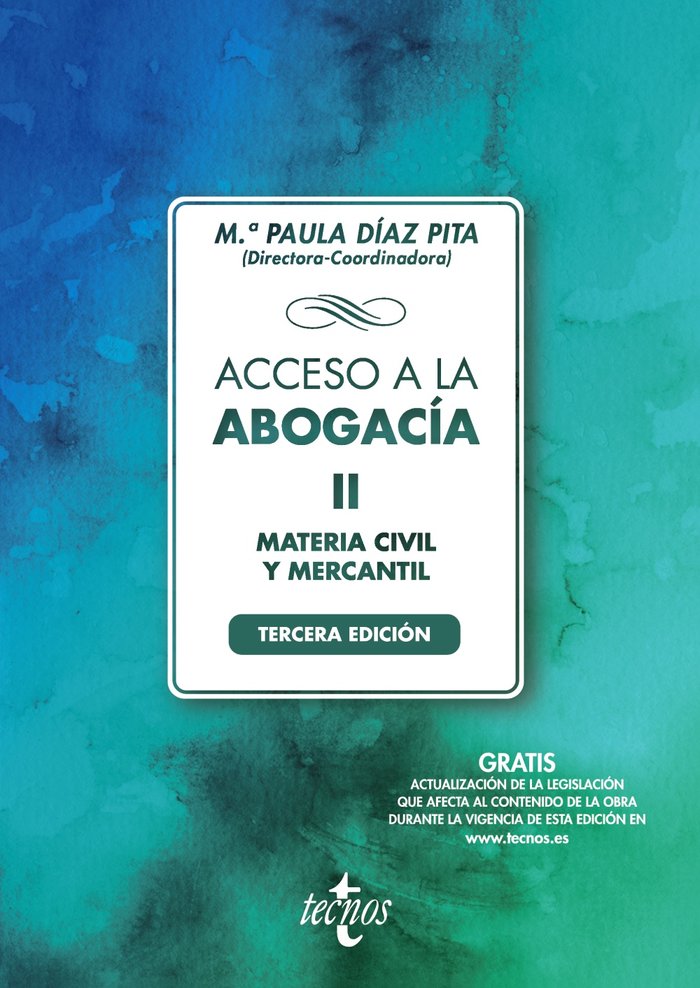 ACCESO A LA ABOGACIA, de DIAZ PITA, Mª PAULA | portada del libro
