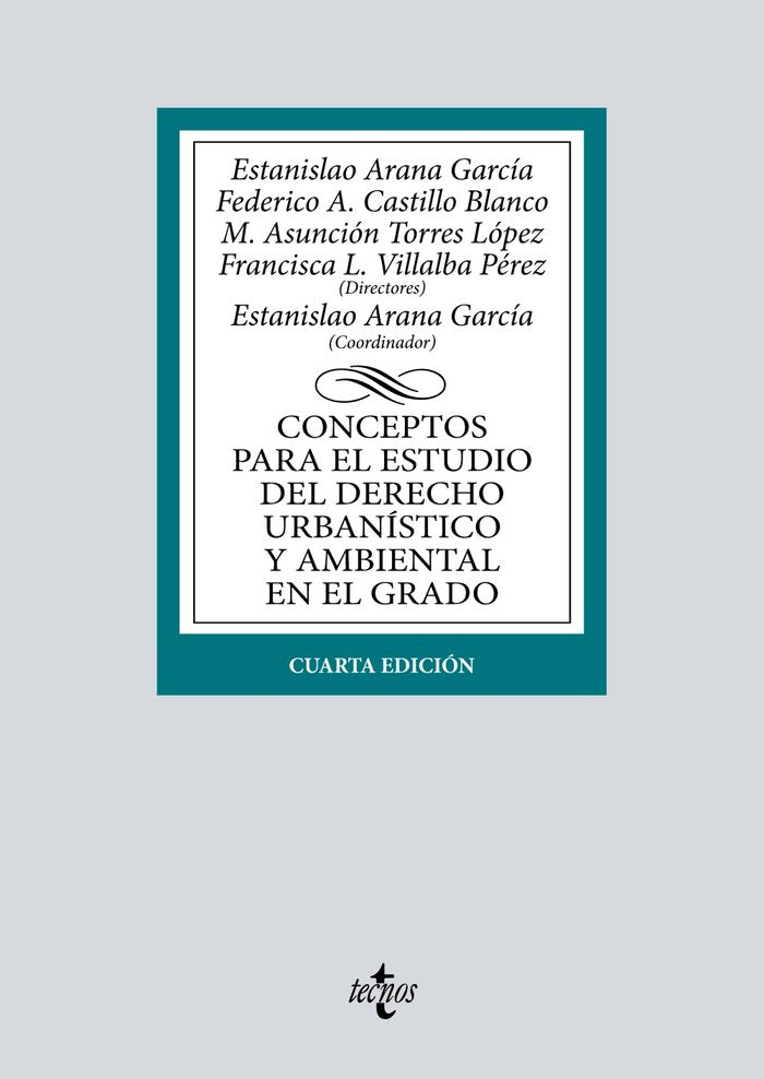 CONCEPTOS PARA EL ESTUDIO DEL DERECHO URBANISTICO Y AMBIENTA, de ARANA GARCIA, ESTANISLAO | portada del libro