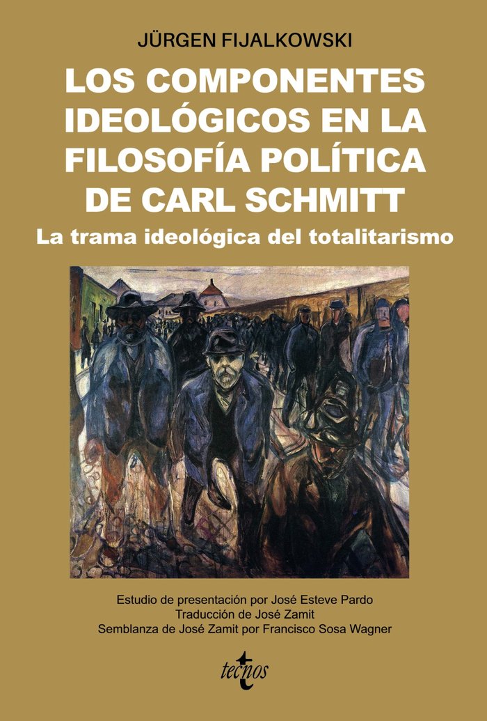 LOS COMPONENTES IDEOLOGICOS EN LA FILOSOFIA POLITICA DE CARL, de FIJALKOWSKI, JÜRGEN | portada del libro