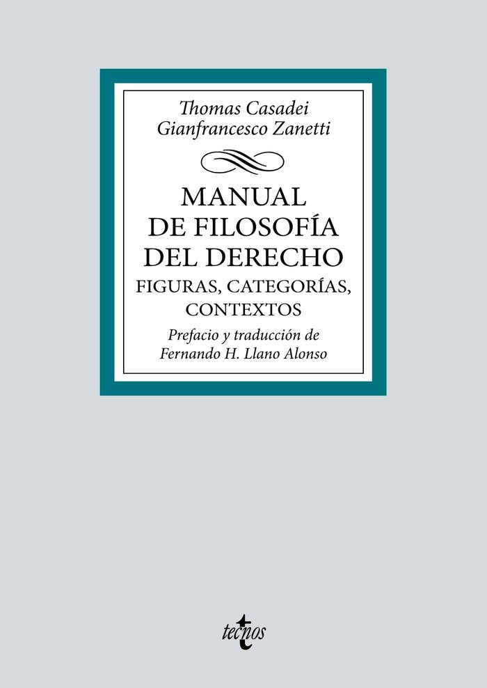MANUAL DE FILOSOFIA DEL DERECHO FIGURAS CATEGORIAS, CONTEX, de CASADEI, THOMAS | portada del libro