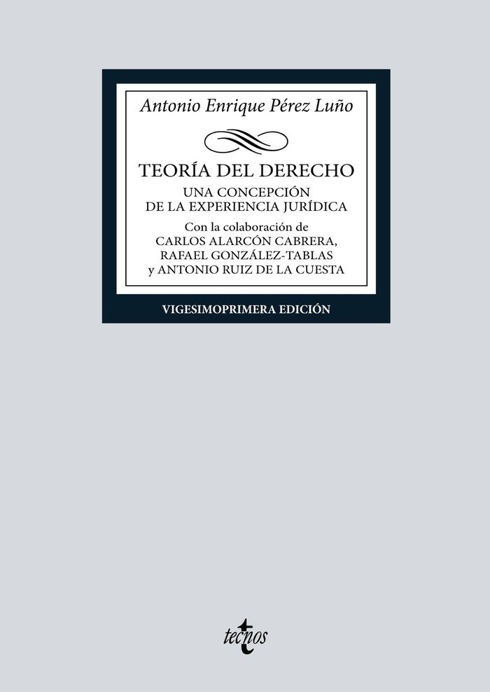 TEORIA DEL DERECHO, de PEREZ LUÑO,ANTONIO ENRIQUE | portada del libro