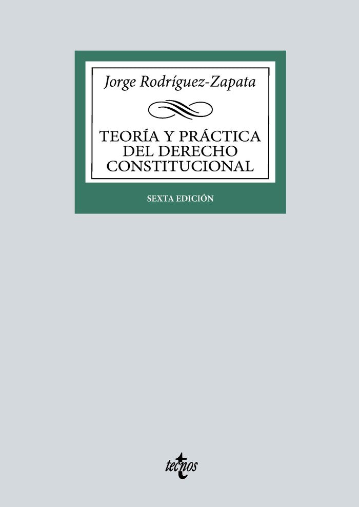 TEORIA Y PRACTICA DEL DERECHO CONSTITUCIONAL, de RODRIGUEZ-ZAPATA, JORGE | portada del libro