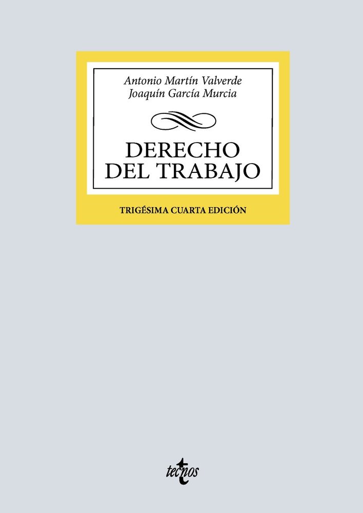 DERECHO DEL TRABAJO, de GARCIA MURCIA, JOAQUIN | portada del libro