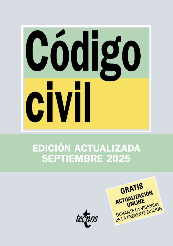 CODIGO CIVIL, de EDITORIAL TECNOS | portada del libro