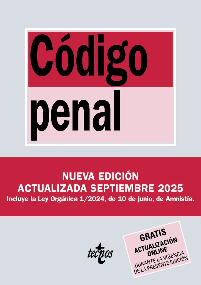 CODIGO PENAL, de EDITORIAL TECNOS | portada del libro