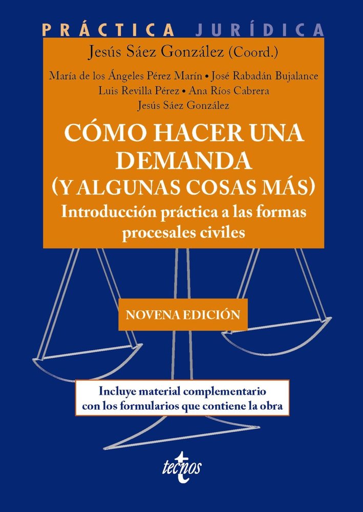 COMO HACER UNA DEMANDA (Y ALGUNAS COSAS MAS), de SAEZ GONZALEZ, JESUS | portada del libro