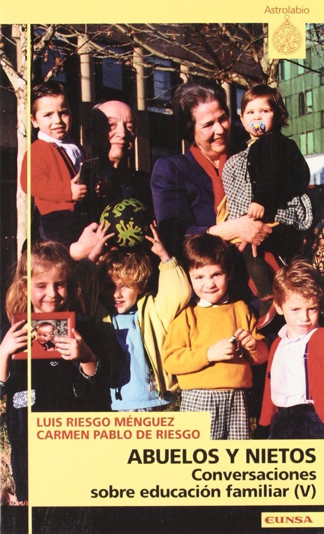 Abuelos y nietos, conversaciones sobre educación familiar, de Riesgo Ménguez, Luis | portada del libro