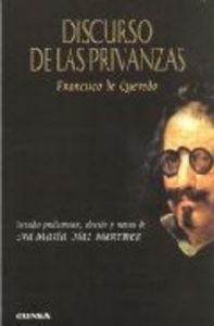Discurso de las privanzas, de Quevedo | portada del libro