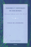 Oidores y oficiales de hacienda, de Avendaño | portada del libro