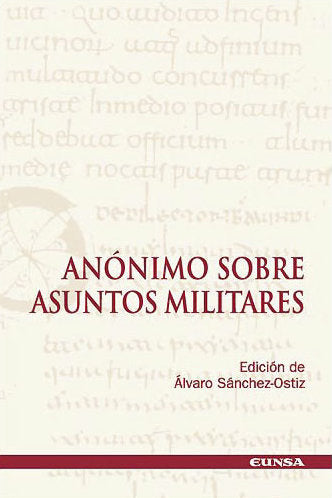 Anónimo sobre asuntos militares, de SANCHEZ,A. | portada del libro