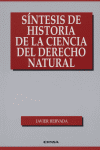 Síntesis de historia de la ciencia del derecho natural, de Hervada Xiberta | portada del libro