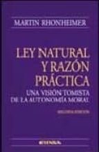 Ley natural y razón práctica, de Martin Rhonheimer | portada del libro
