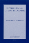 Interpretación literal del Génesis, de Agustín | portada del libro
