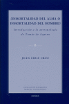 ¿Inmortalidad del alma o inmortalidad del hombre?, de Cruz Cruz | portada del libro