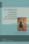 El matrimonio cristiano, de Rincón Pérez | portada del libro