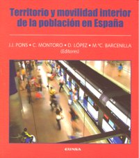 Territorio y movilidad interior de la población en España, de Montoro Gurich | portada del libro