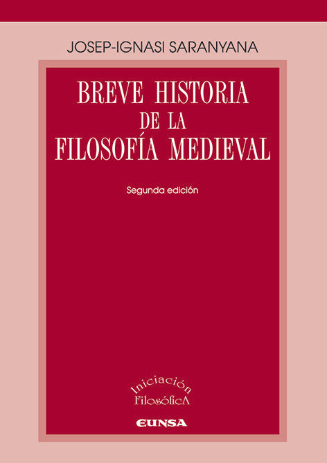 Breve historia de la filosofía medieval, de Saranyana Closa, Josep-Ignasi | portada del libro