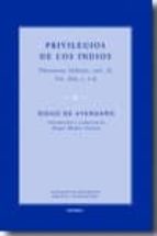 Privilegios de los indios, de Diego de Avendaño | portada del libro