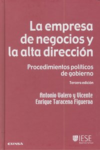 La empresa de negocios y la alta dirección, de Valero y Vicente | portada del libro