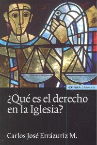 ¿Qué es el derecho en la iglesia?, de Errázuriz Mackenna, Carlos José | portada del libro
