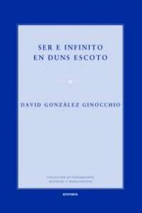 Ser e infinito en duns escoto, de González Ginocchio | portada del libro