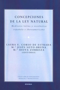 Concepciones de la ley natural, de Corso de Estrada | portada del libro