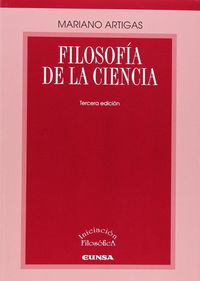 Filosofía de la ciencia, de Artigas | portada del libro